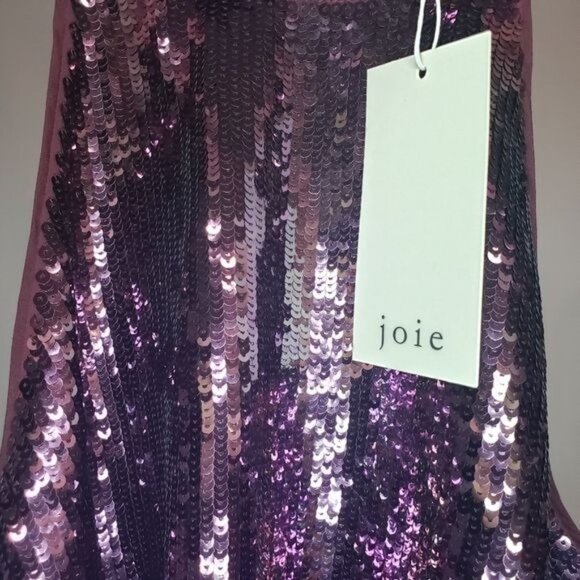 NWT Joie Lei Lei Sequined Sleeveless Halter Top Size S - Picture 9 of 12